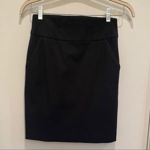 Banana Republic Black Pencil Skirt with Pockets
